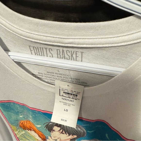 Fruits Basket Anime White Graphic T-Shirt - Picture 2 of 3
